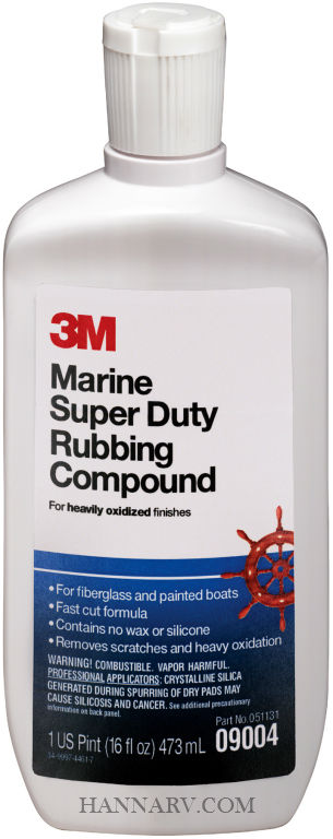3M 09004 Super Duty Rubbing Compound - 16 Ounce